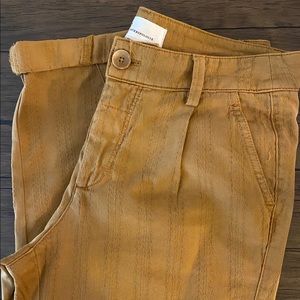 Anthropologie Slim Pleated Pants